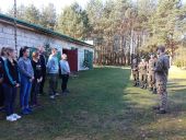 Wiosenne zajęcia terenowe ze Strzelcami dla uczniów klas policyjnych