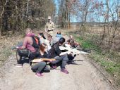 Wiosenne zajęcia terenowe ze Strzelcami dla uczniów klas policyjnych