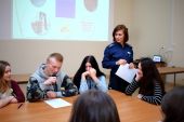 Handel ludźmi – warsztaty z funkcjonariuszką Wydziału Prewencji KMP w Łomży