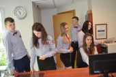 Uczniowie „Budowlanki ” na stażu zawodowym w Kłajpedzie