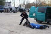 Szkolenie uczniów klasy pierwszej Oddziału o profilu mundurowym