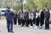 Szkolenie uczniów klasy pierwszej Oddziału o profilu mundurowym