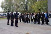 Szkolenie uczniów klasy pierwszej Oddziału o profilu mundurowym