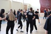 Szkolenie uczniów klasy pierwszej Oddziału o profilu mundurowym